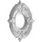 Ekena Millwork Attica PVC Medallion (Canopies up to 4 1/8"), 10"OD x 3 1/2"ID x 3/4"P, Satin Blossom White CMP10ATGBW - alternate 2